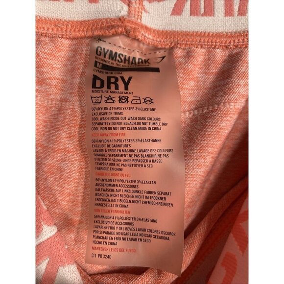 Gym Shark Women's Leggings Pink Medium - Picture 5 of 6